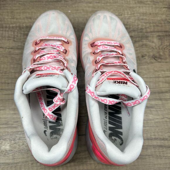 Nike~Women's~Lunar glide 6 Pink/White Running Shoe (654434-106)~Size 7.5 - Picture 5 of 8